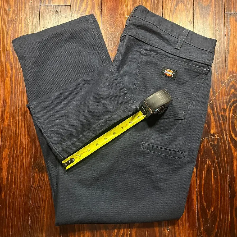 Dickies 38x32 Y2K Work Pants Navy Straight